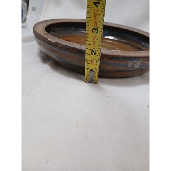 Pottery Serving Platter w Lid Exotic Party Holiday Rustic Cottagecore Farm Artsy - Picture 16 of 16